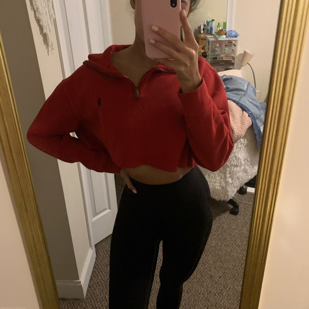 VINTAGE ralph lauren polo (cropped)